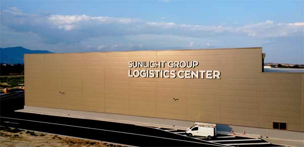 Sunlight Group: Ενισχύει την παγκόσμια εφοδιαστική αλυσίδα της με υπερσύγχρονο κέντρο Logistics στην Ξάνθη συνολικής επένδυσης €21 εκατ.