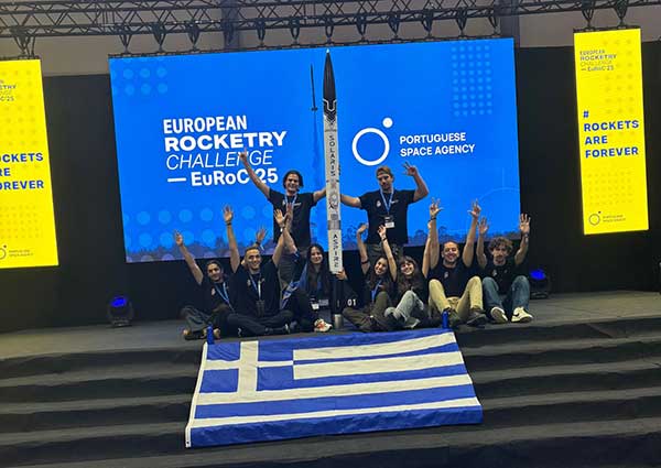 Η επιστημονική φοιτητική ομάδα αεροδιαστημικής ASPiRE του Πανεπιστημίου Δυτικής Μακεδονίας στο EuRoC 2025