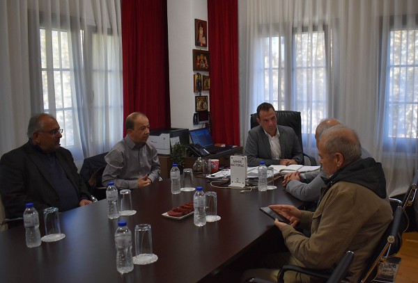 Συνάντηση εργασίας του Δημάρχου Καστοριάς, Γιάννη Κορεντσίδη με τον Διοικητή της ΕΥΔΑΜ, Πελοπίδα Καλλίρη