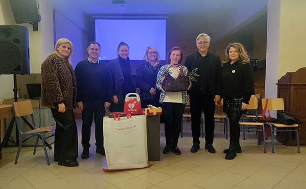 Ευχαριστήριο του Μουσικού Σχολείου Σιάτιστας για δωρεά απινιδωτή