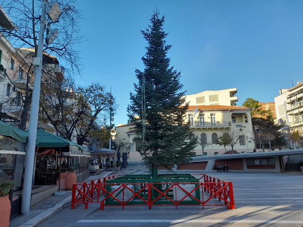 Τι λείπει από το νέο χριστουγεννιάτικο δέντρο στην κεντρική πλατεία της Κοζάνης;