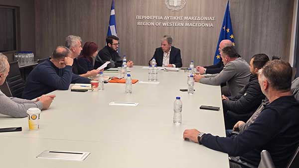 Συνάντηση του Γιώργου Αμανατίδη με τους Προέδρους των εννέα Τοπικών Κοινοτήτων της Π.Ε. Κοζάνης