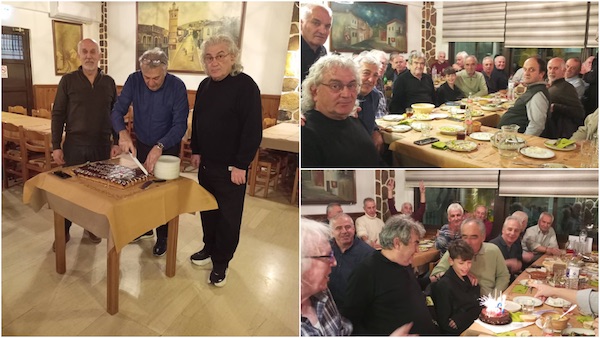 Η κοπή της πρωτοχρονιάτικης πίτας των παλαιμάχων Φ.Σ. Κοζάνης