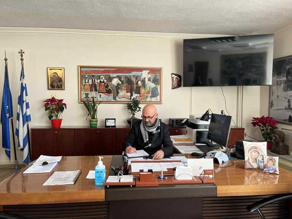 Συγχαρητήρια Δημάρχου Πρεσπών στους νέους Διοικητές της Πυροσβεστικής