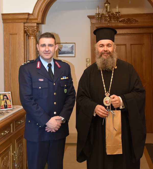 Εθιμοτυπική επίσκεψη του Γενικού Περιφερειακού Αστυνομικού Διευθυντή Δυτικής Μακεδονίας στο Μητροπολίτη Φλωρίνης, Πρεσπών και Εορδαίας