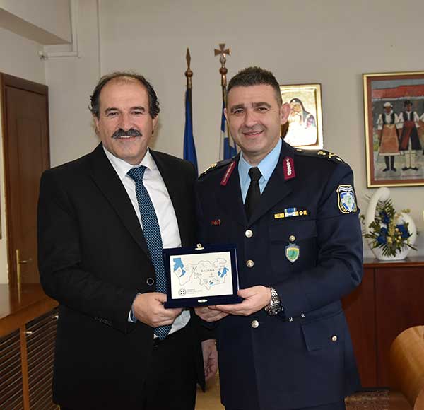 Εθιμοτυπικές επισκέψεις του Γενικού Περιφερειακού Αστυνομικού Διευθυντή Δυτικής Μακεδονίας στον Αντιπεριφερειάρχη και Δήμαρχο Φλώρινας