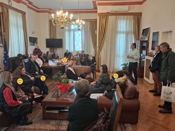 Επίσκεψη, για το μεγάλο έθιμο της Κοζανίτικης Αποκριάς, πραγματοποιούν μέλη και φίλοι του Συλλόγου «Hellenic Culture & Dances Club»