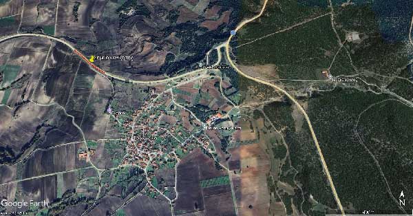 Καθίζηση του οδοστρώματος στην Ε.Ο. Τριγωνικό–Ρύμνιο – Διέλευση των οχημάτων με μειωμένη ταχύτητα