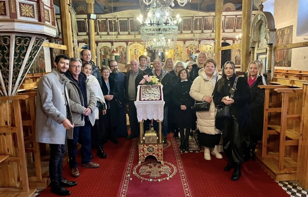 Βυθός Βοΐου: Υποδοχή Ιεράς Εικόνας Αγίας Τριάδας