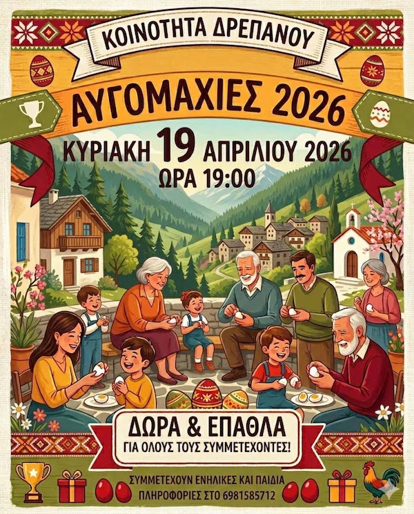 Αυγομαχίες στο Δρέπανο την Κυριακή 19 Απριλίου