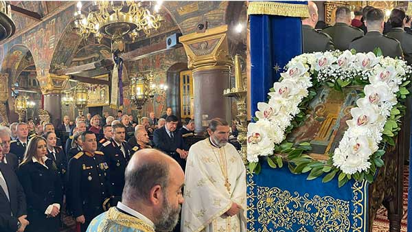 Η δοξολογία της 25ης Μαρτίου στον Ιερό Μητροπολιτικό Ναό Αγίου Νικολάου