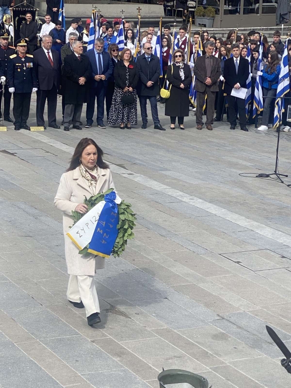 Καλλιόπη Βέττα: «Η Ελληνική Επανάσταση μας υπενθυμίζει ότι ο αγώνας για Ελευθερία, Ισότητα και Δικαιοσύνη είναι διαρκής»
