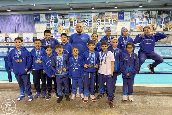 Με 37 μετάλλια επέστρεψε η Κολυμβητική Ένωση Κοζάνης από το εαρινό κύπελλο της Θεσσαλονίκης