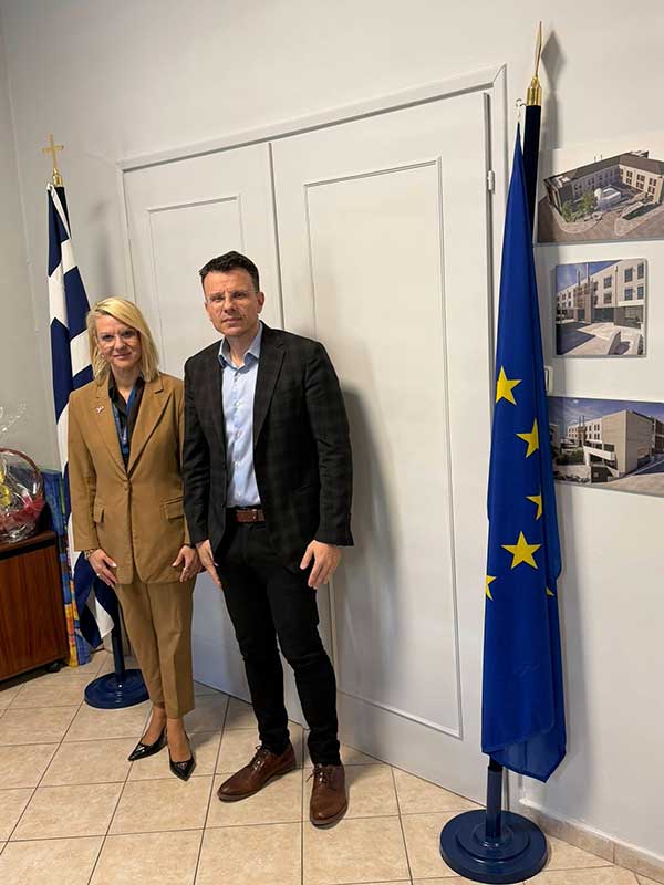 Επίσκεψη του Διοικητή της 3ης ΥΠΕ Δ. Τσαλικάκη στη νέα πτέρυγα του νοσοκομείου Κοζάνης