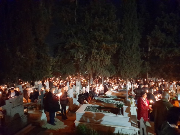 Η Ανάσταση στα κοιμητήρια του Αγίου Γεωργίου Κοζάνης