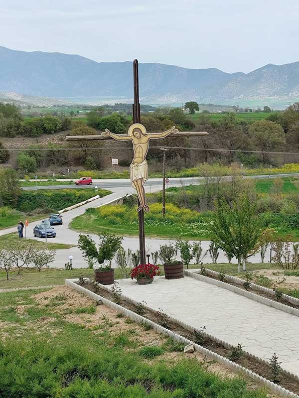 Αναπαράσταση της Αποκαθήλωσης του Σώματος του Κυρίου στην Αγία Ειρήνη Χρυσοβαλάντου Βαθυλάκκου Κοζάνης