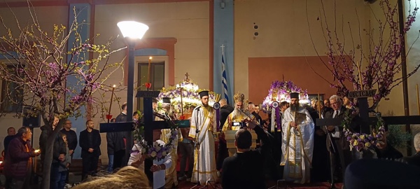 Ιερά κατάνυξη και ομοψυχία στη συνάντηση των Επιταφίων στα Σέρβια