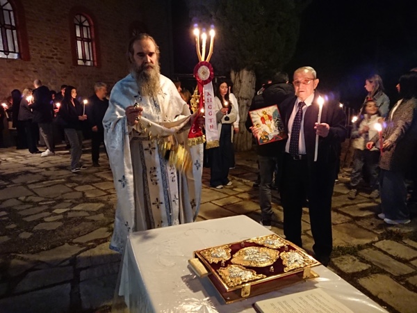 Με πολύ κόσμο ο εορτασμός της Ανάστασης στον Χορηγό Βοΐου
