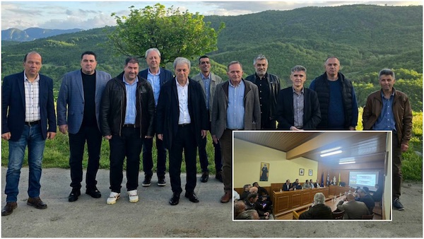 Ο Γιώργος Αμανατίδης στο Μέγαρο Γρεβενών: Παρουσίαση προμελέτης για τον εκσυγχρονισμό του κοινοτικού κτιρίου