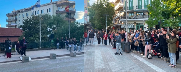 «Φωνή Νέων»: Εκδήλωση μνήμης για τη Γενοκτονία των Ελλήνων του Πόντου στην κεντρική πλατεία Κοζάνης