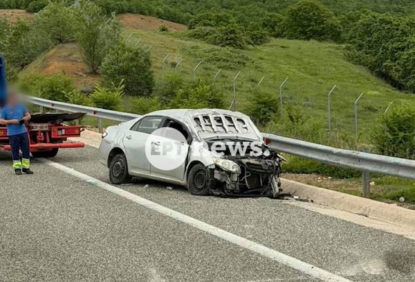 Καστοριά: Στο νοσοκομείο τριμελής οικογένεια μετά από τροχαίο στην Εγνατία Οδό