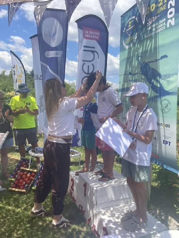 Απονομή μεταλλίων στο Water Ski Cup στην λίμνη Πολυφύτου