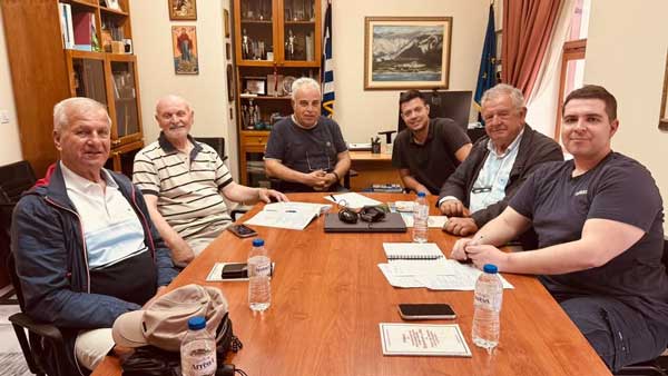Επίσκεψη στο δημαρχείο Βελβεντού αντιπροσωπείας του κόμματος «Δημοκράτες-Προοδευτικό Κέντρο»
