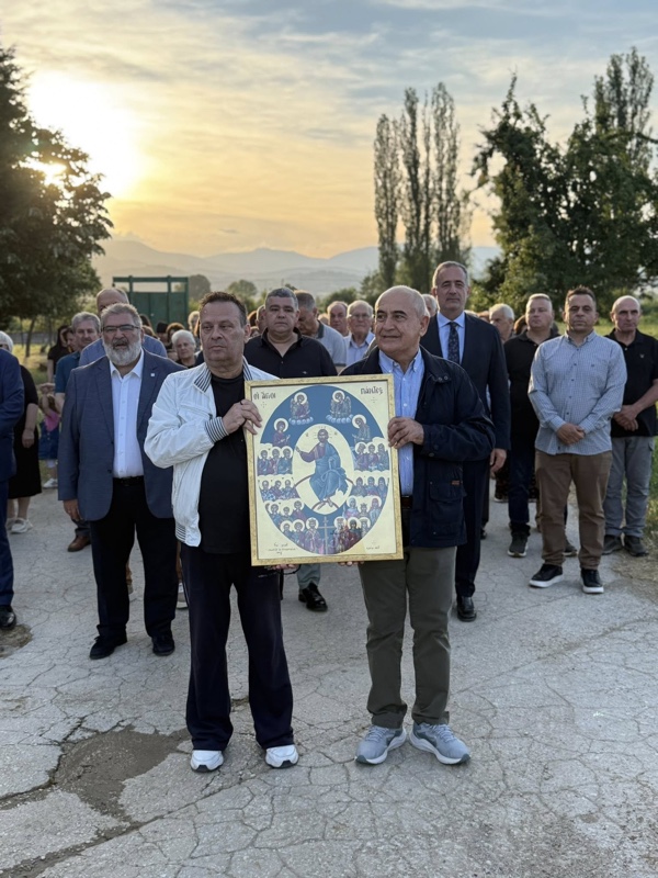 Δροσερό Εορδαίας: Λιτάνευση της Ιεράς Εικόνας, στον Πανηγυρικό Εορτασμό του ΙΝ Αγίων Πάντων