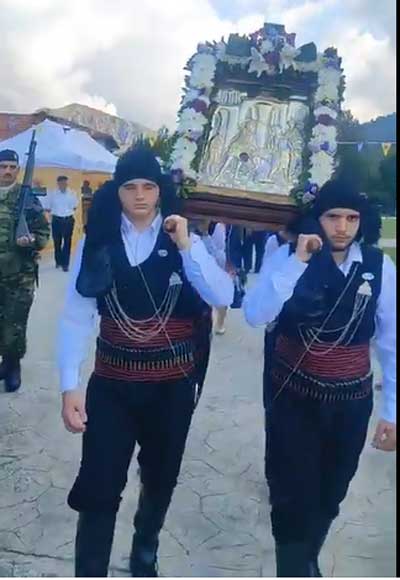 Εορτασμός του Γενεθλίου του Τιμίου Προδρόμου στην Ιερά Μονή Αγίου Ιωάννη Βαζελώνος