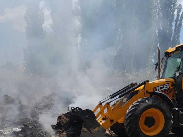 Φλώρινα: Αμεση επέμβαση για κατάσβεση πυρκαγιάς σε υπαίθριο παραποτάμιο χώρο στη Μελίτη