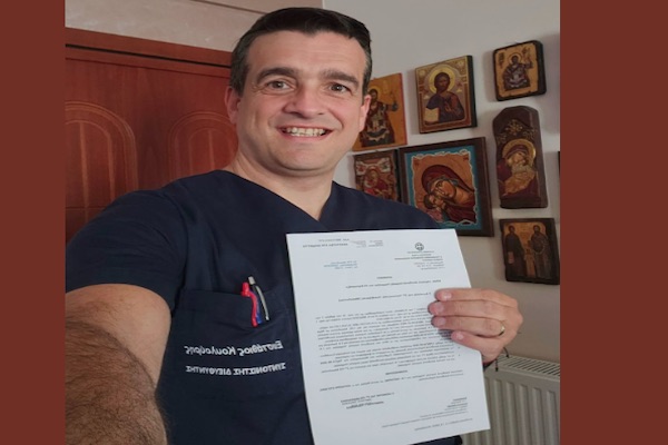 Ο Στάθης Κουλούρης διευθυντής ιατρικών υπηρεσιών στο Γ.Ν. Καστοριάς