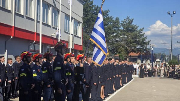 Τελετή Αποφοίτησης των Δοκίμων Πυροσβεστών στη Σχολή Πυροσβεστών Πτολεμαΐδας