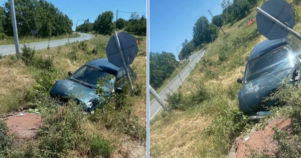 Γρεβενά: Τροχαίο ατύχημα κοντά το χωριό Άγιοι Θεόδωροι