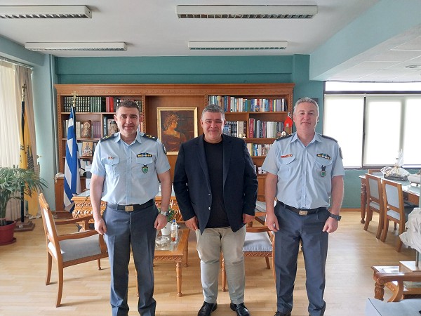 Συνάντηση του Αντιπεριφερειάρχη Π.Ε. Κοζάνης Κωνσταντίνου Βύζα με την ηγεσία της Ελληνικής Αστυνομίας στη Δυτική Μακεδονία