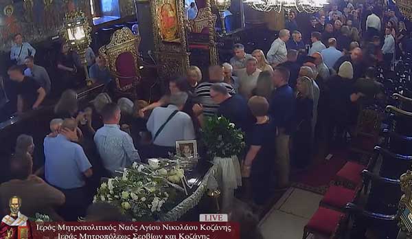 Εξόδιος ακολουθία της Βάγιας Νέστορα (video)