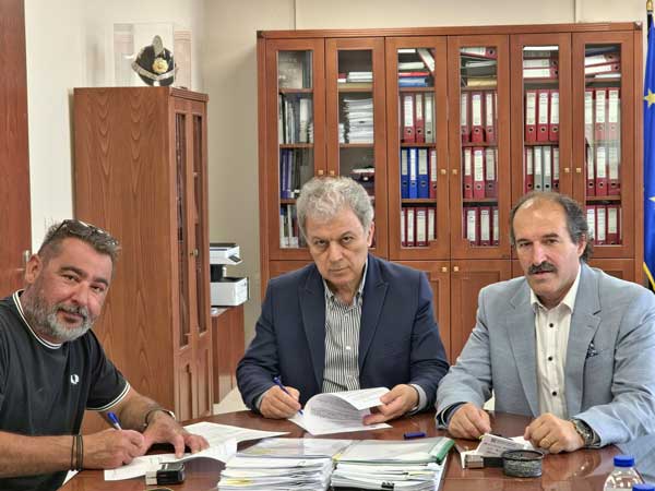Υπογραφή σύμβασης για τη συντήρηση του οδικού δικτύου Φλώρινας – Αμυνταίου