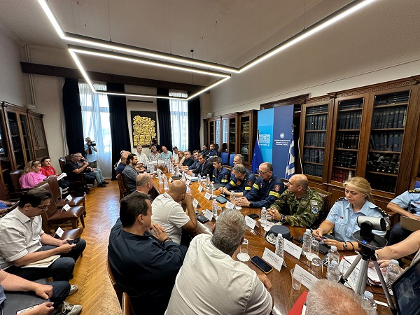 Διευρυμένη συνεδρίαση του Συντονιστικού Συμβουλίου- Έλεγχος μέτρων πυροπροστασίας σε επίπεδο Μακεδονίας – Θράκης-Συντονισμός των φορέων και των υπηρεσιών