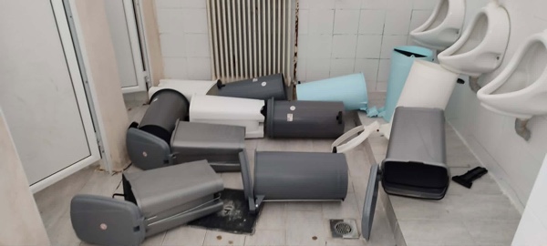 Σοβαρές ζημιές στους χώρους υγιεινής του Γυμνασίου Σερβίων