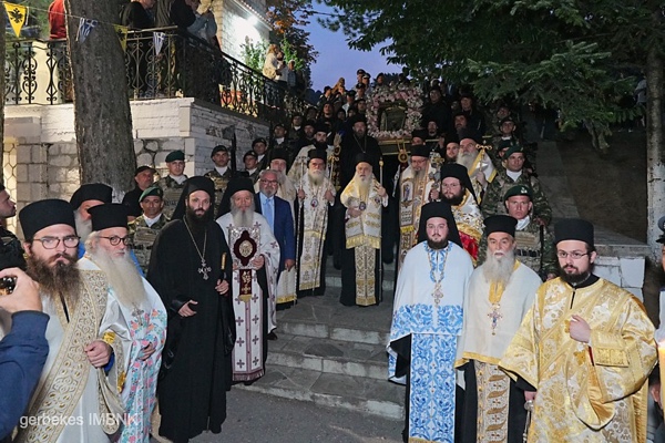 Πολυαρχιερατικός Εσπερινός στην Παναγία Σουμελά στο Βέρμιο