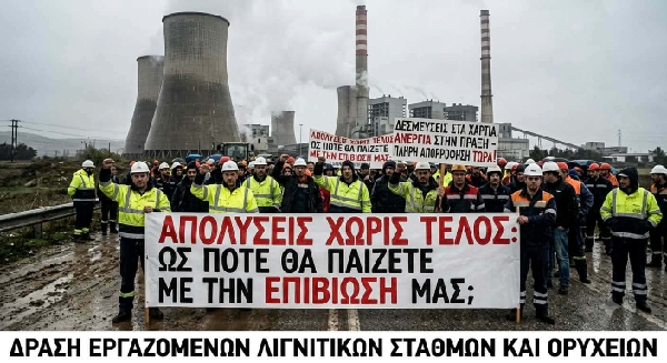 Απολύσεις χωρίς τέλος από την ΔΕΗ στη Δυτική Μακεδονία – Ως πότε θα παίζετε με τις ζωές μας