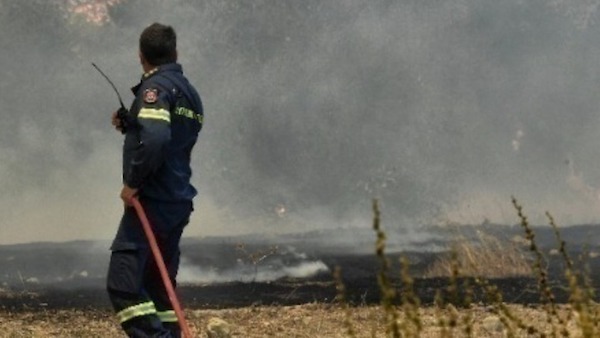 Χωρίς ενεργό μέτωπο η πυρκαγιά σε δασική έκταση στην Αιανή