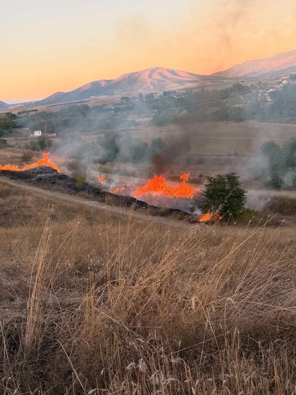 Φωτιά μικρής έκτασης εκδηλώθηκε  σε περιοχή λίγο έξω από την Πεντάβρυσο