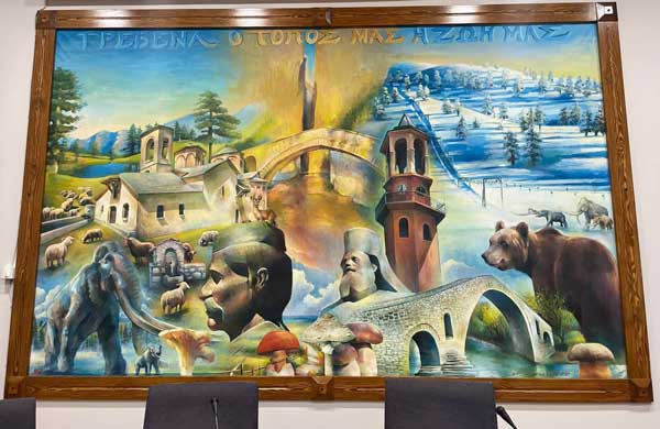 Ένας πίνακας στο χώρο του Δημοτικού Συμβουλίου Γρεβενών έφερε διακοπή της συνεδρίασης
