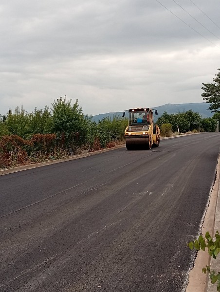 Κρόκος: Συνεχίζονται με γοργούς ρυθμούς οι εργασίες για την υλοποίηση του έργου του περιφερειακού δρόμου