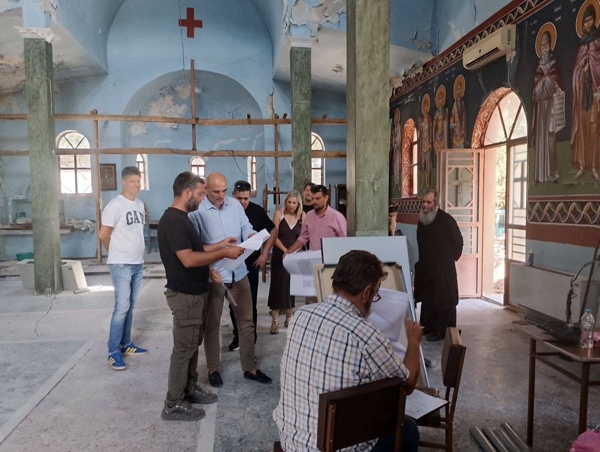 Χαρίσιος Γκοβεδάρος: Σε εξέλιξη η αποκατάσταση του Ιερού Ναού Ευαγγελισμού της Θεοτόκου