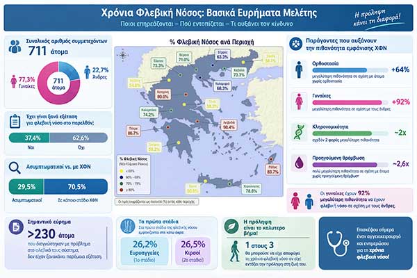 Υψηλότερος από το μέσο όρο ο δείκτης καρδιαγγειακού κινδύνου στην Κοζάνη