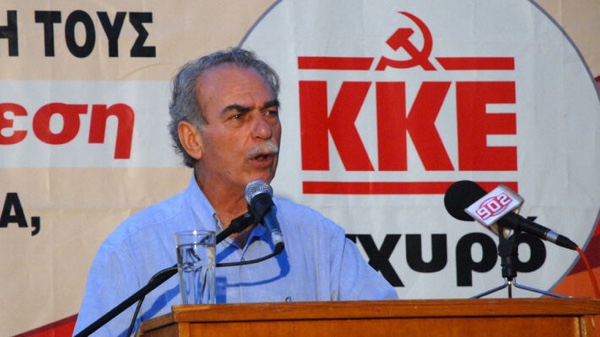 Ανακοίνωση της ΚΕ του ΚΚΕ  για την απώλεια του Σπύρου Χαλβατζή