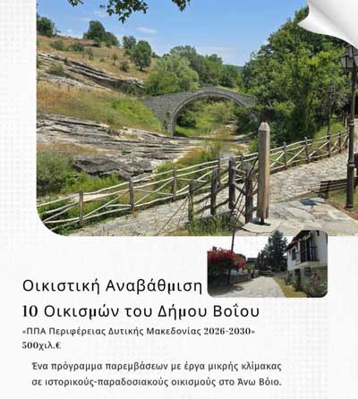 Τα “χωριά-πυρήνες” στην περιοχή του Άνω Βοΐου