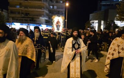 Πτολεμαΐδα: Πανηγυρικός Δισαρχιερατικός Εσπερινός και λιτάνευση της εικόνας της Αγίας Σκέπης