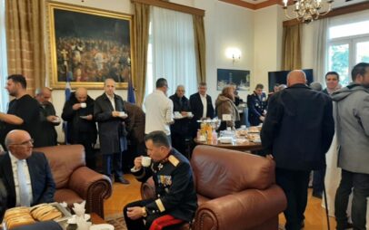 Η δεξίωση στο δημαρχείο Κοζάνης και οι δηλώσεις των επισήμων
